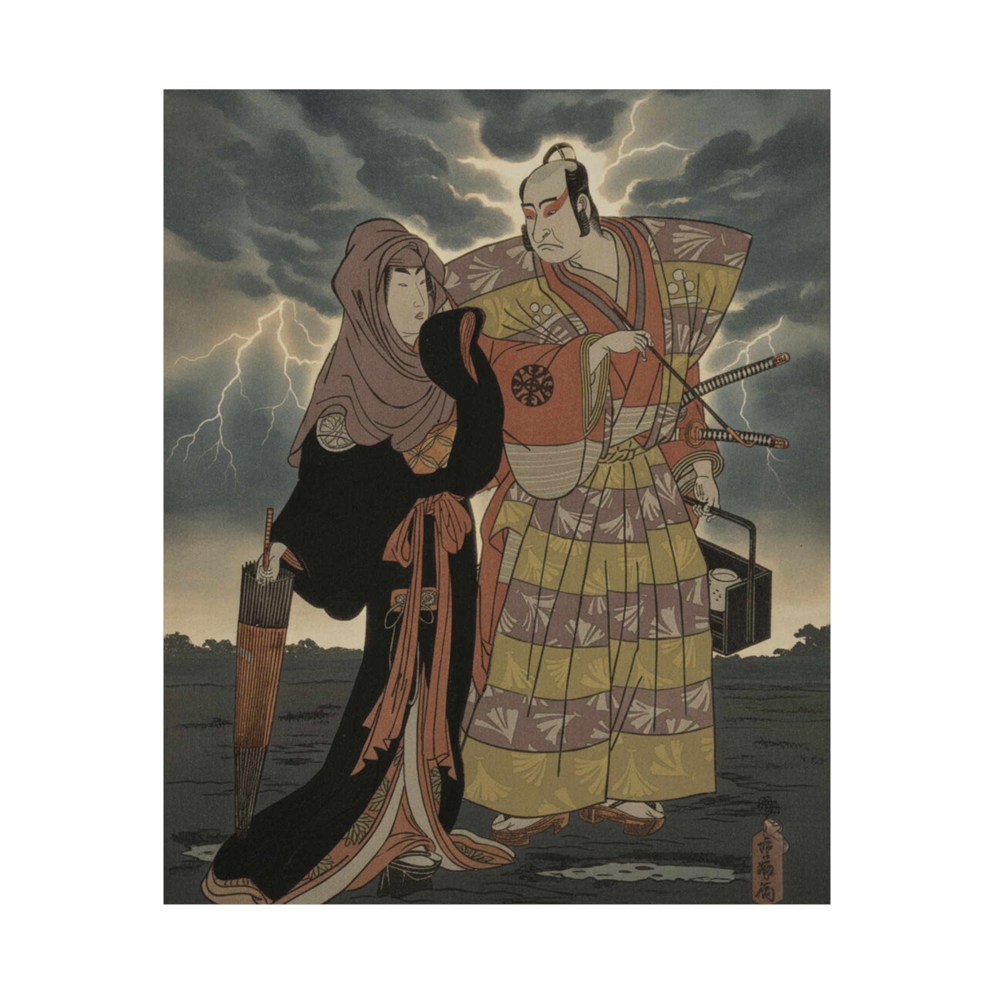 Dramatic Storm — Scene From A Drama — Matte Poster