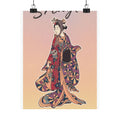 Affirmation — Segawa Kikunojō Ii As A Woman Standing — Matte Poster