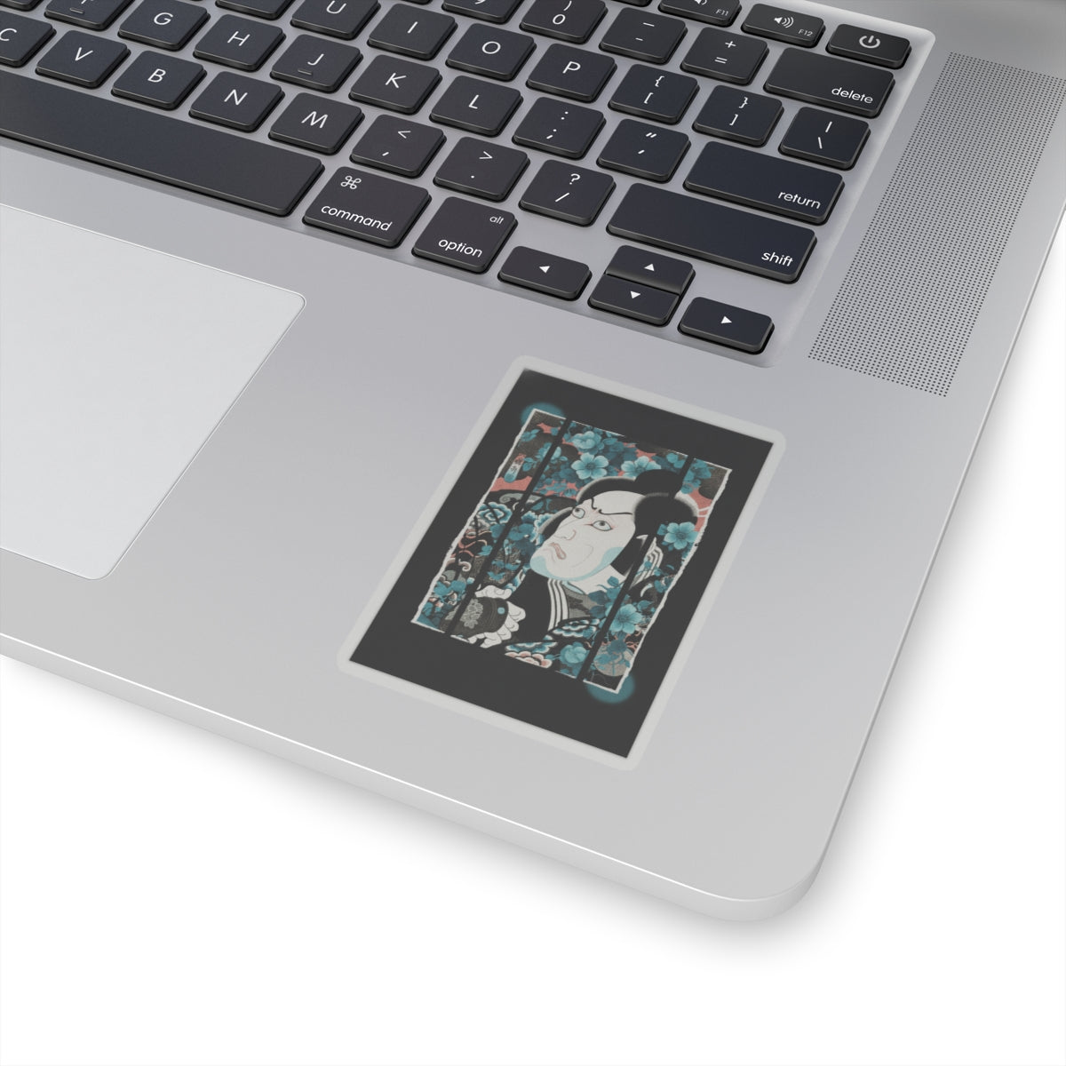 Streetwear Collage — Kabuki Actor Ichikawa Ebizō V As Kumagai Jirō Naozane — Kiss-Cut Sticker