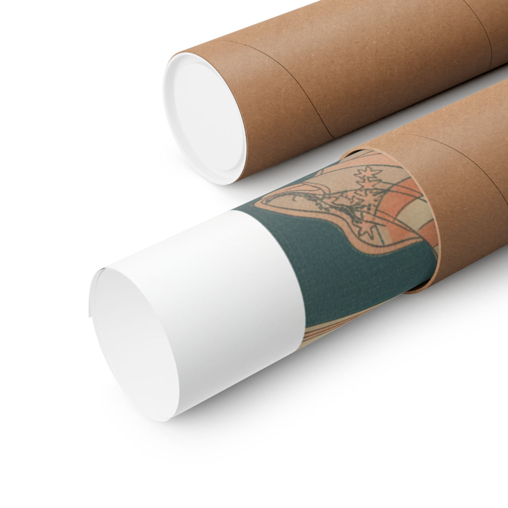 Ecommerce Main — The Flying Down Of Wild Geese At Yoshiwara — Matte Poster