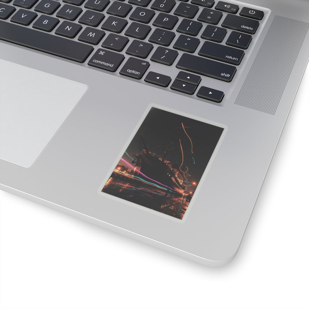 Fast Furious — Yokohama Trade: Picture Of Westerners Shipping Cargo — Kiss-Cut Sticker