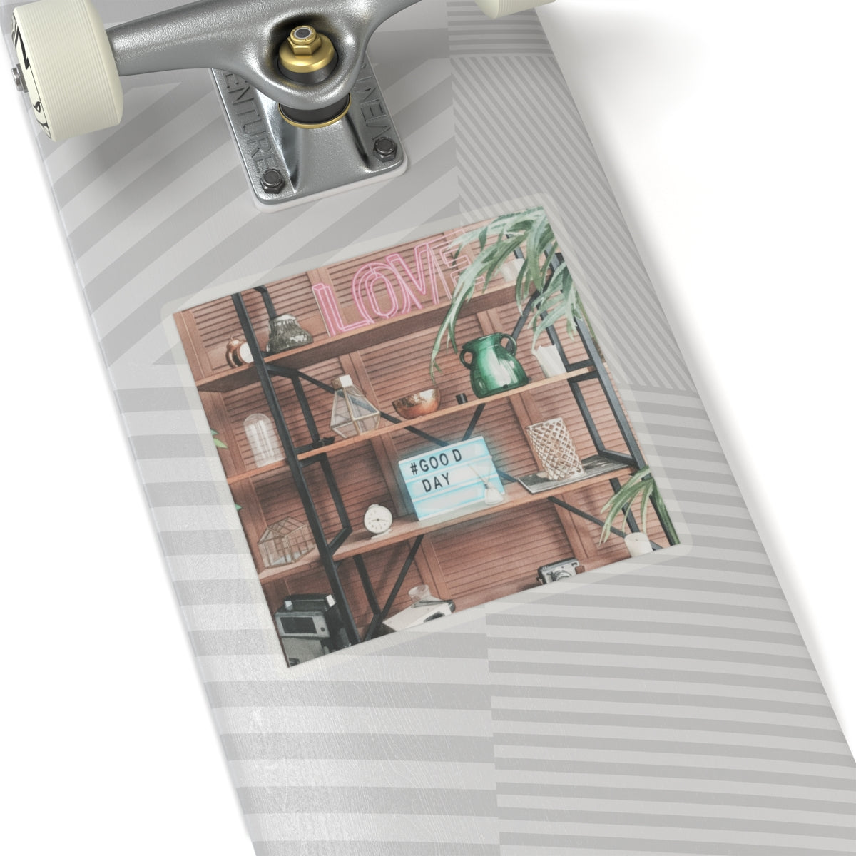 Watercolor — Home — Kiss-Cut Sticker
