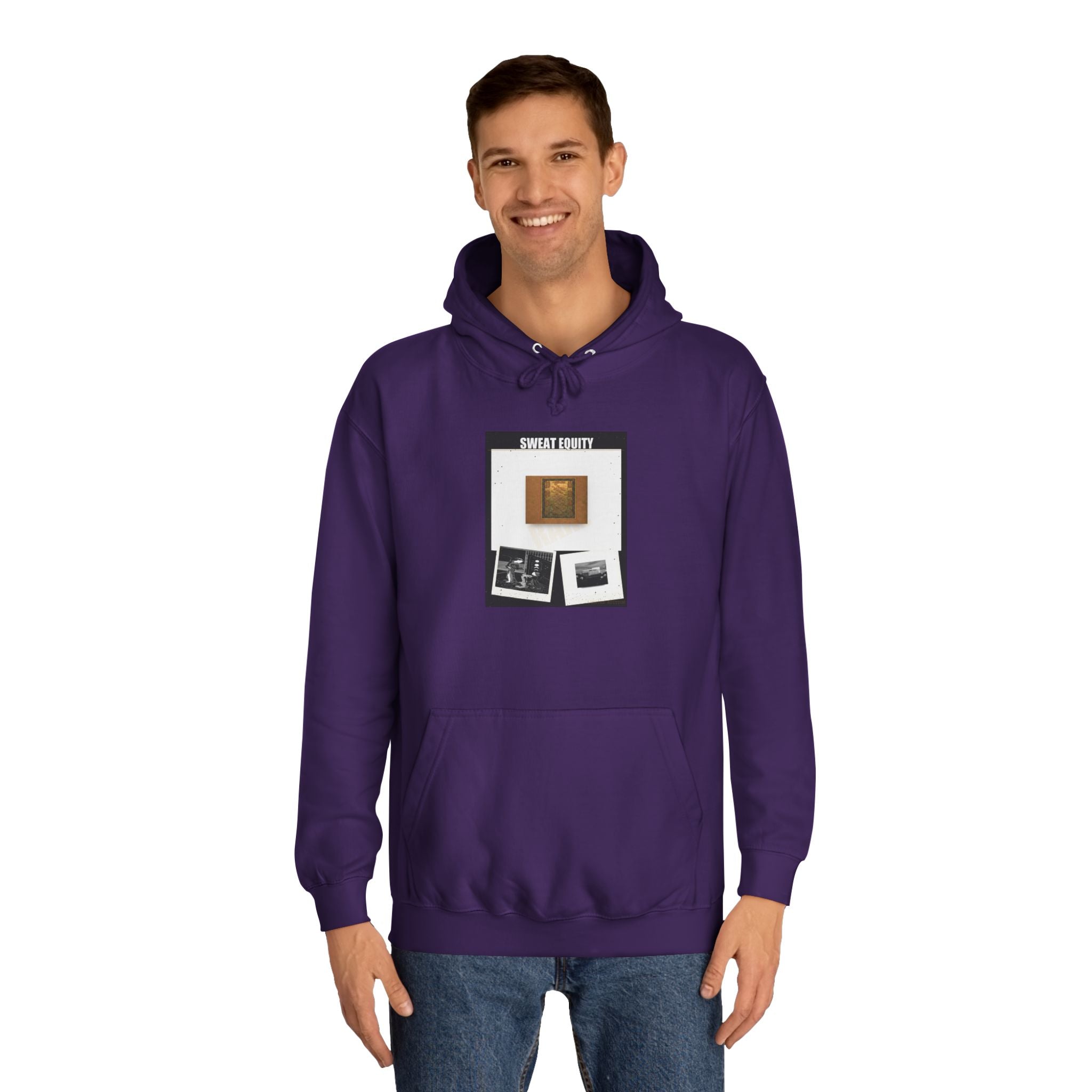 Sweat Equity Photo Collage Poster Pullover Hoodie