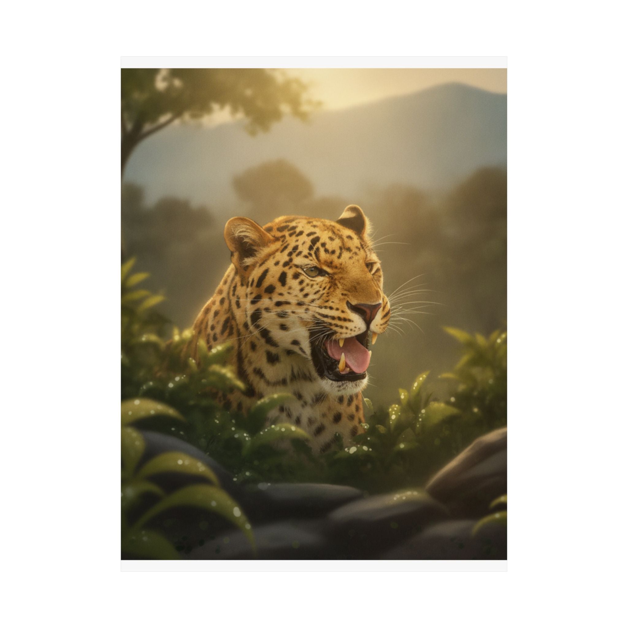 Scenic Nature — Leopard — Matte Poster