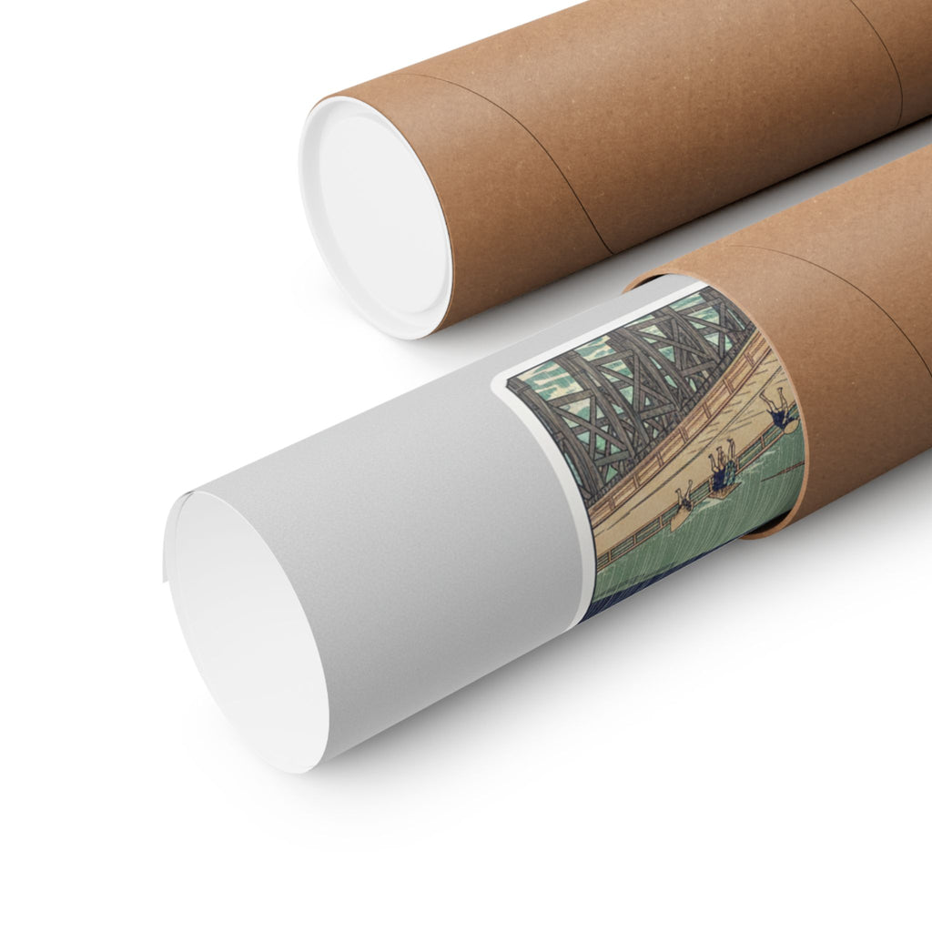 Product Marketing — Sudden Shower Over Shin-Ōhashi Bridge And Atake (Ōhashi Atake No Yūdachi), From  — Matte Poster