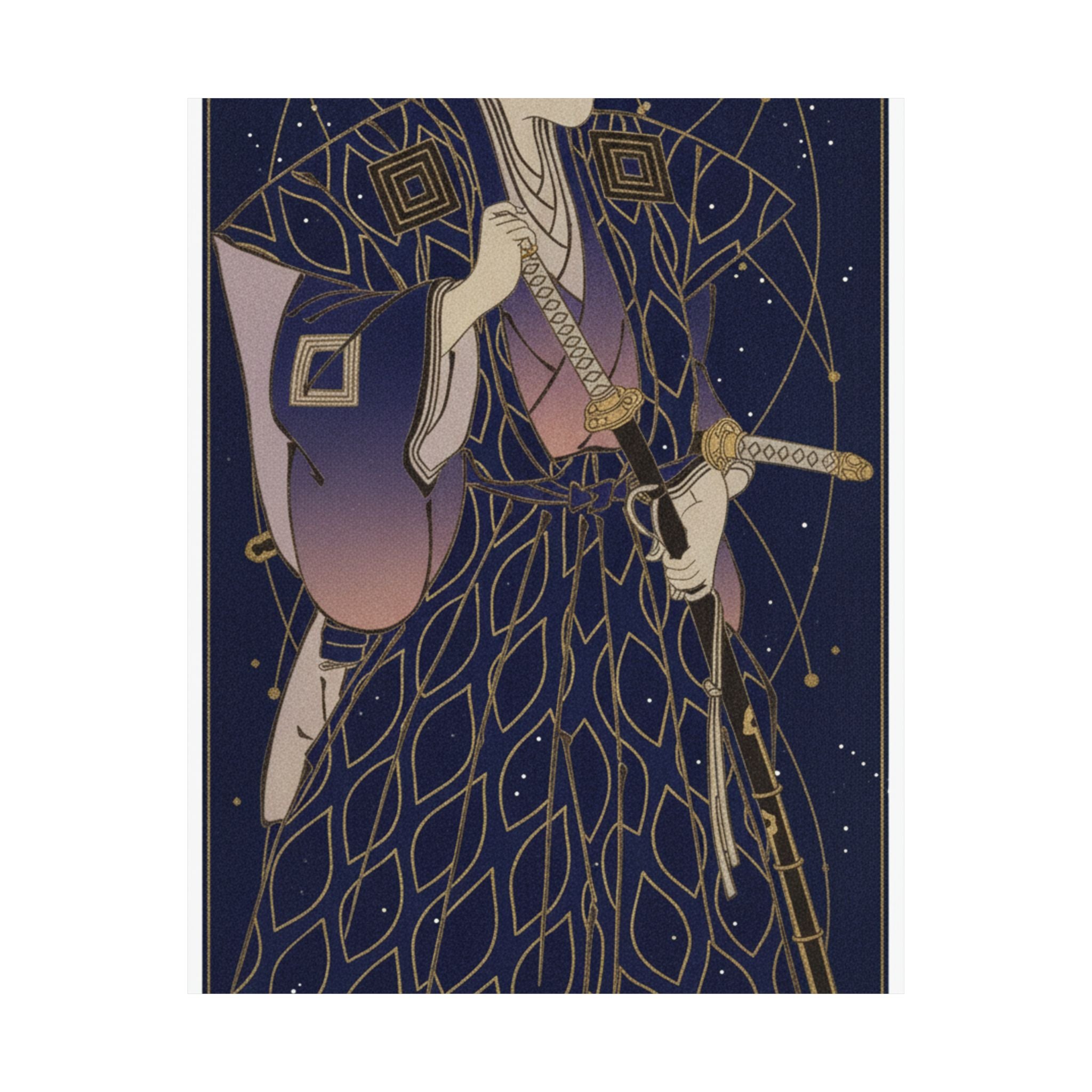 Celestial — Ichikawa Danjuro Vi As Funa Bansaku,Son Of Fuwa Banzayemon — Matte Poster