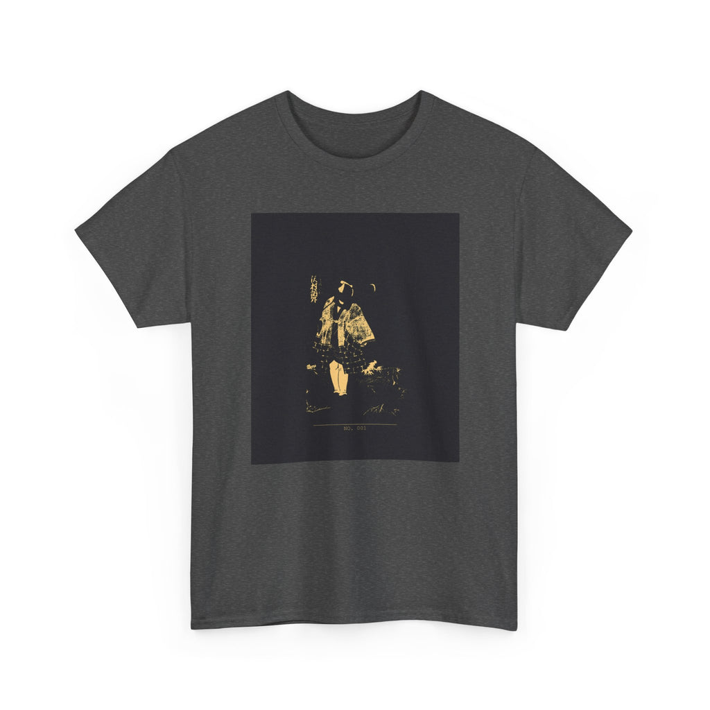 NO. 001 Gold Kabuki Samurai Ukiyo-e Graphic Tee