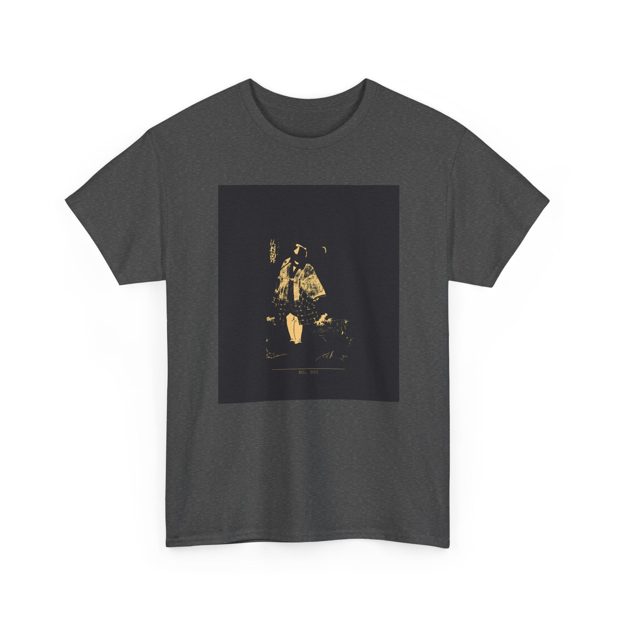 NO. 001 Gold Kabuki Samurai Ukiyo-e Graphic Tee
