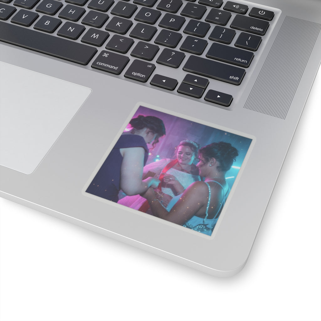Neon Noir — Person — Kiss-Cut Sticker