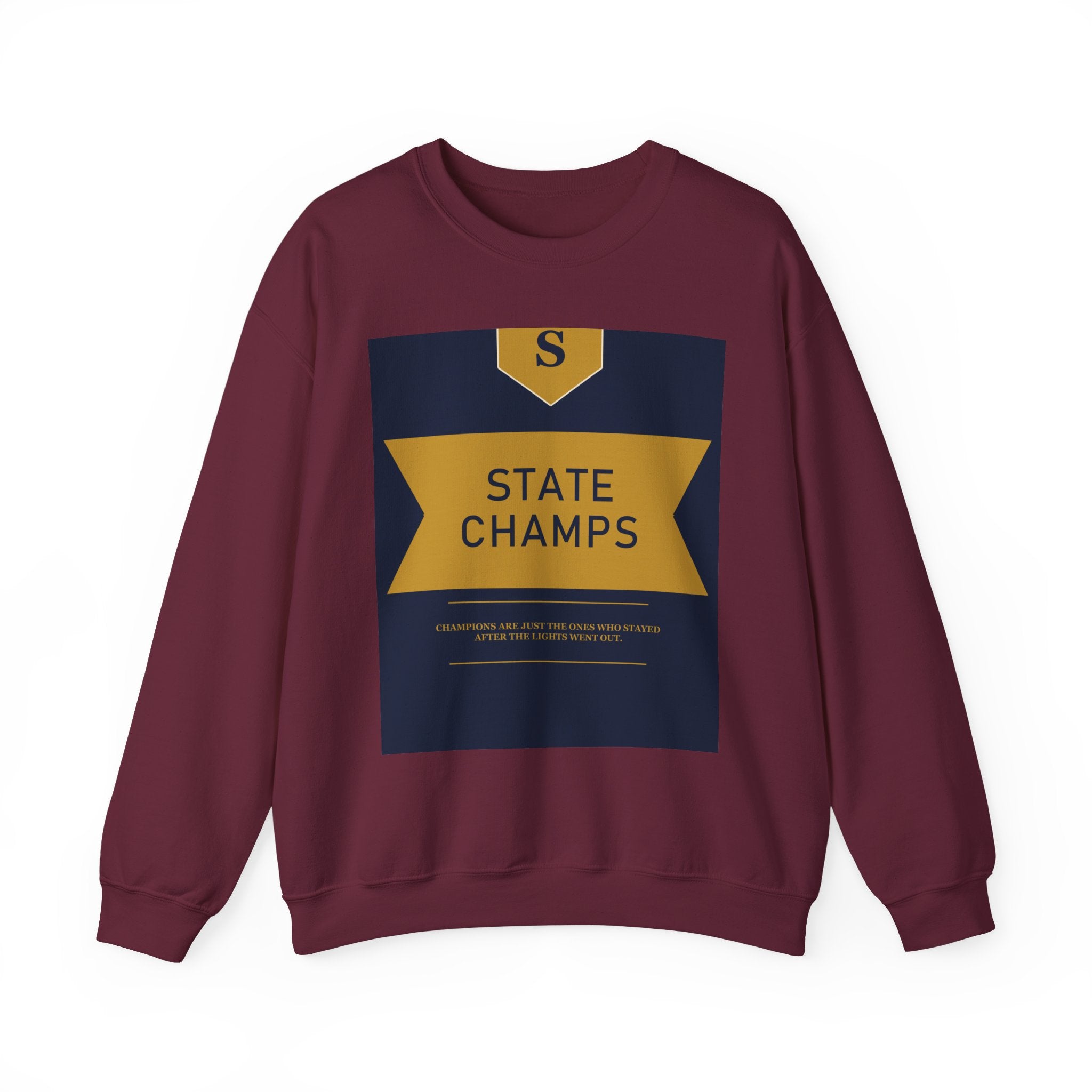 STATE CHAMPS crewneck sweatshirt by Zukkay