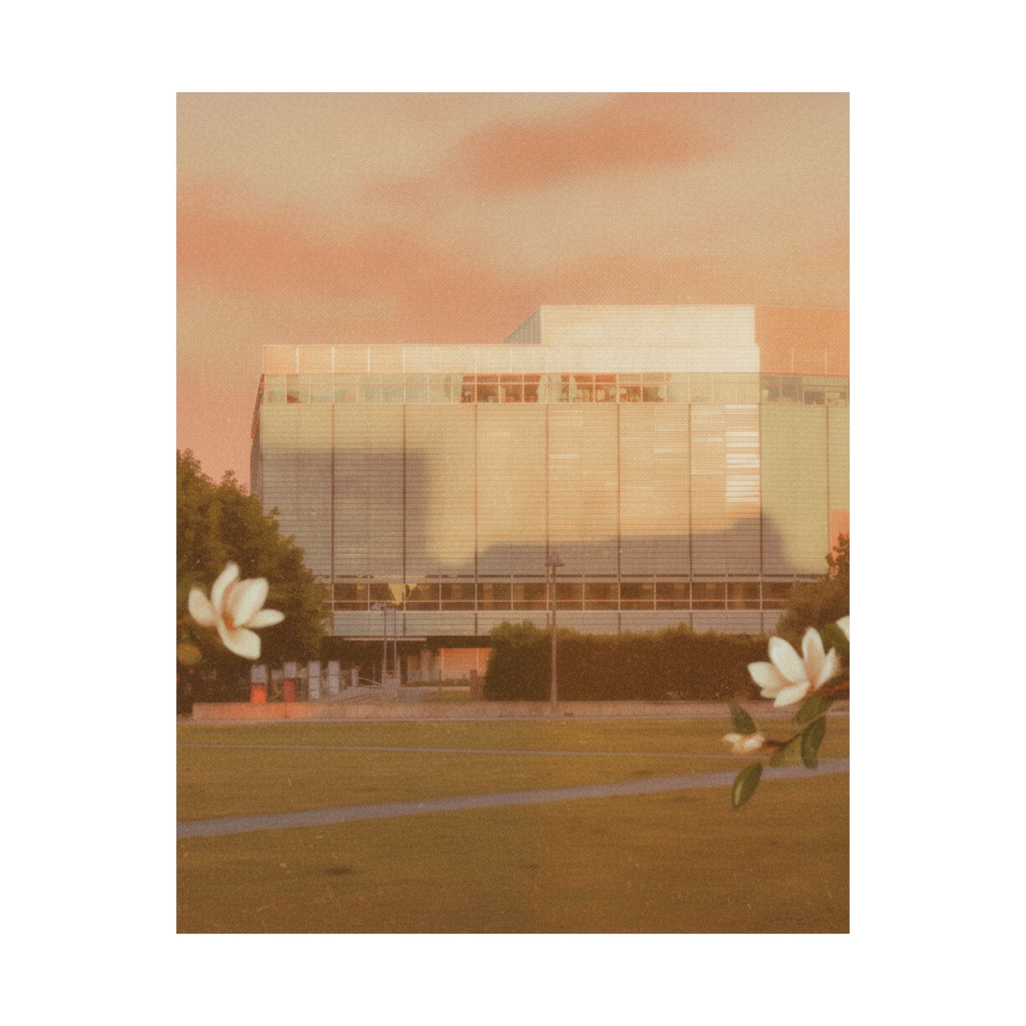 Southern Sunset — Building — Matte Poster