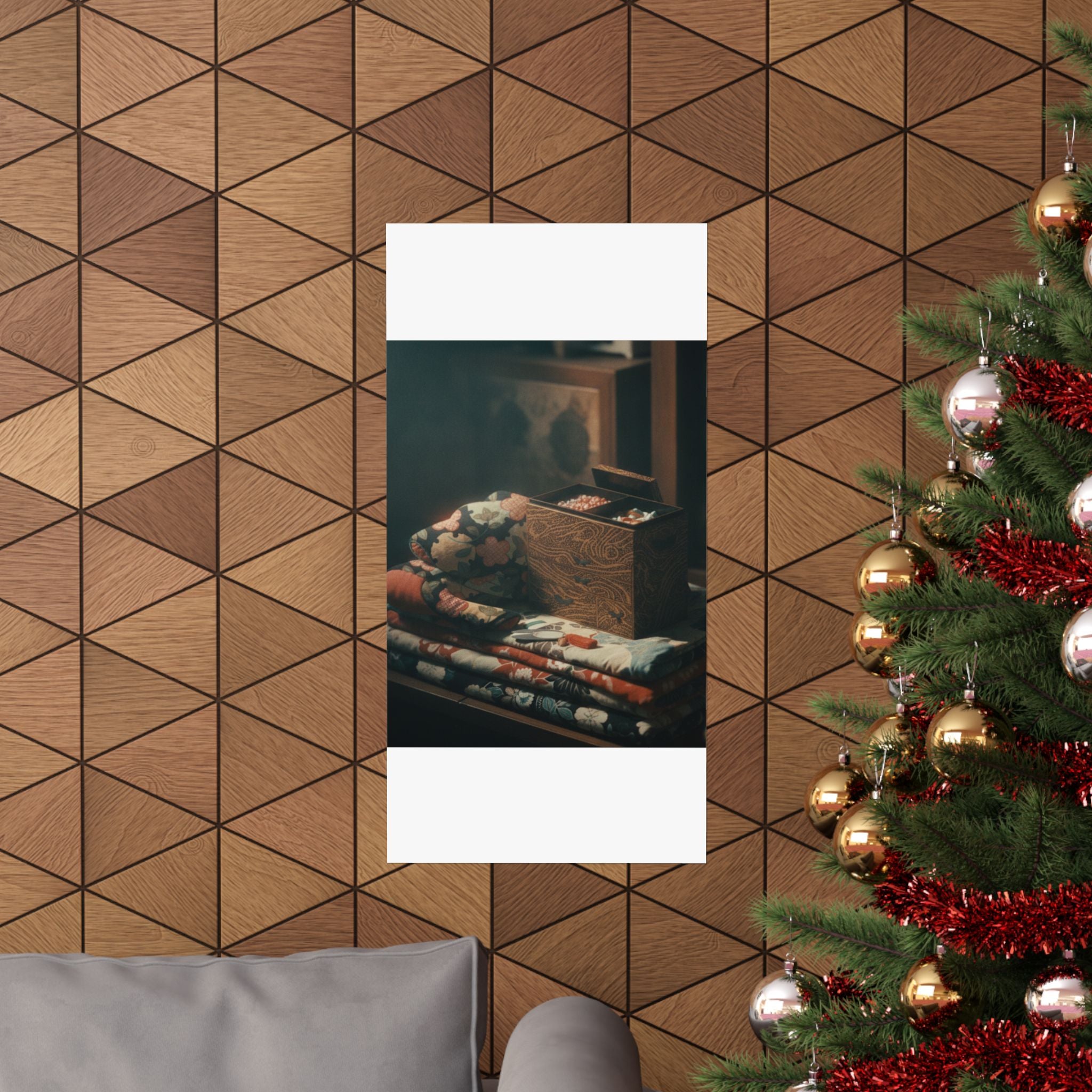 Cinematic — Lady'S Work-Box And Bed Clothing — Matte Poster