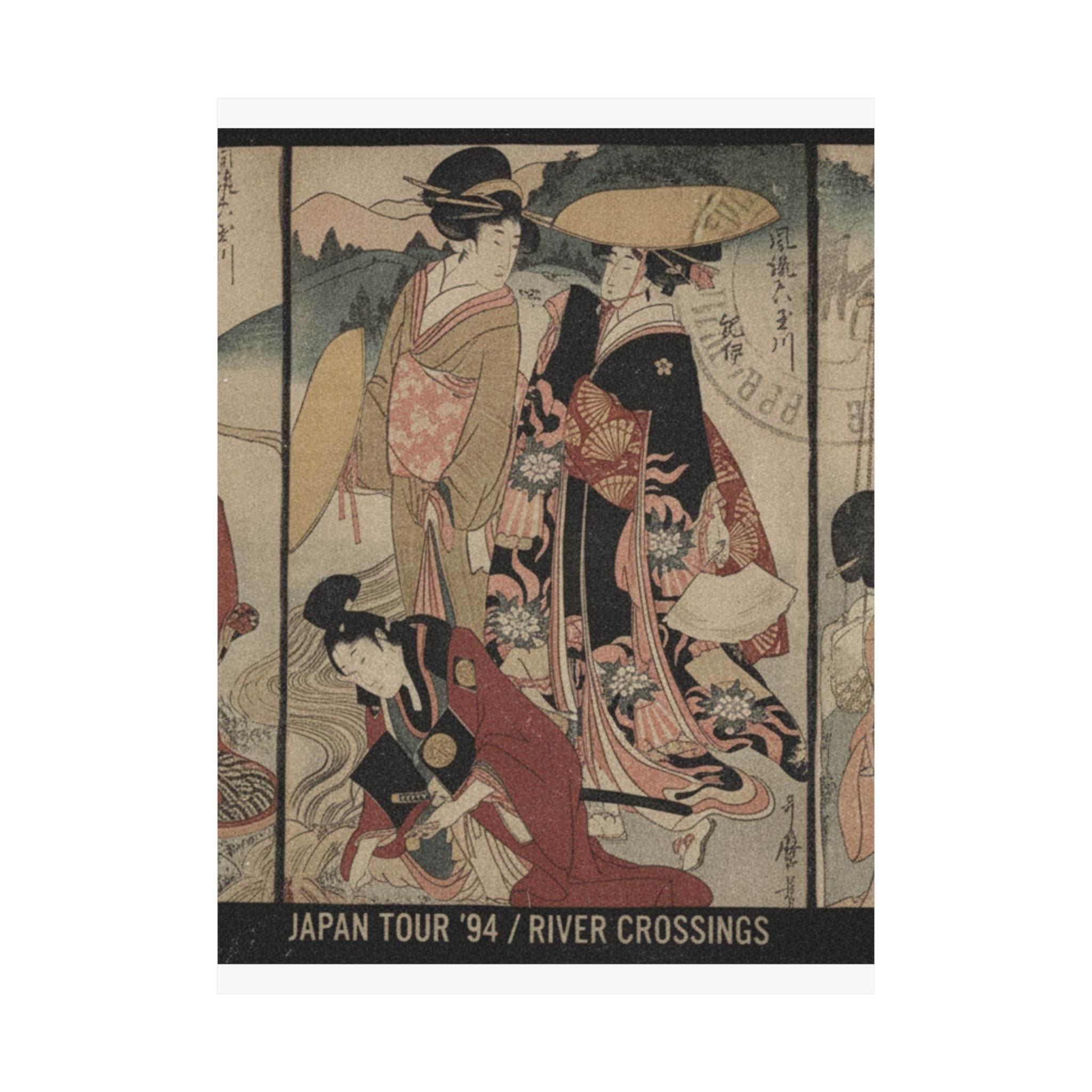 Vintage Bootleg — Women And A Man In The Country; Some Pageant(?) — Matte Poster
