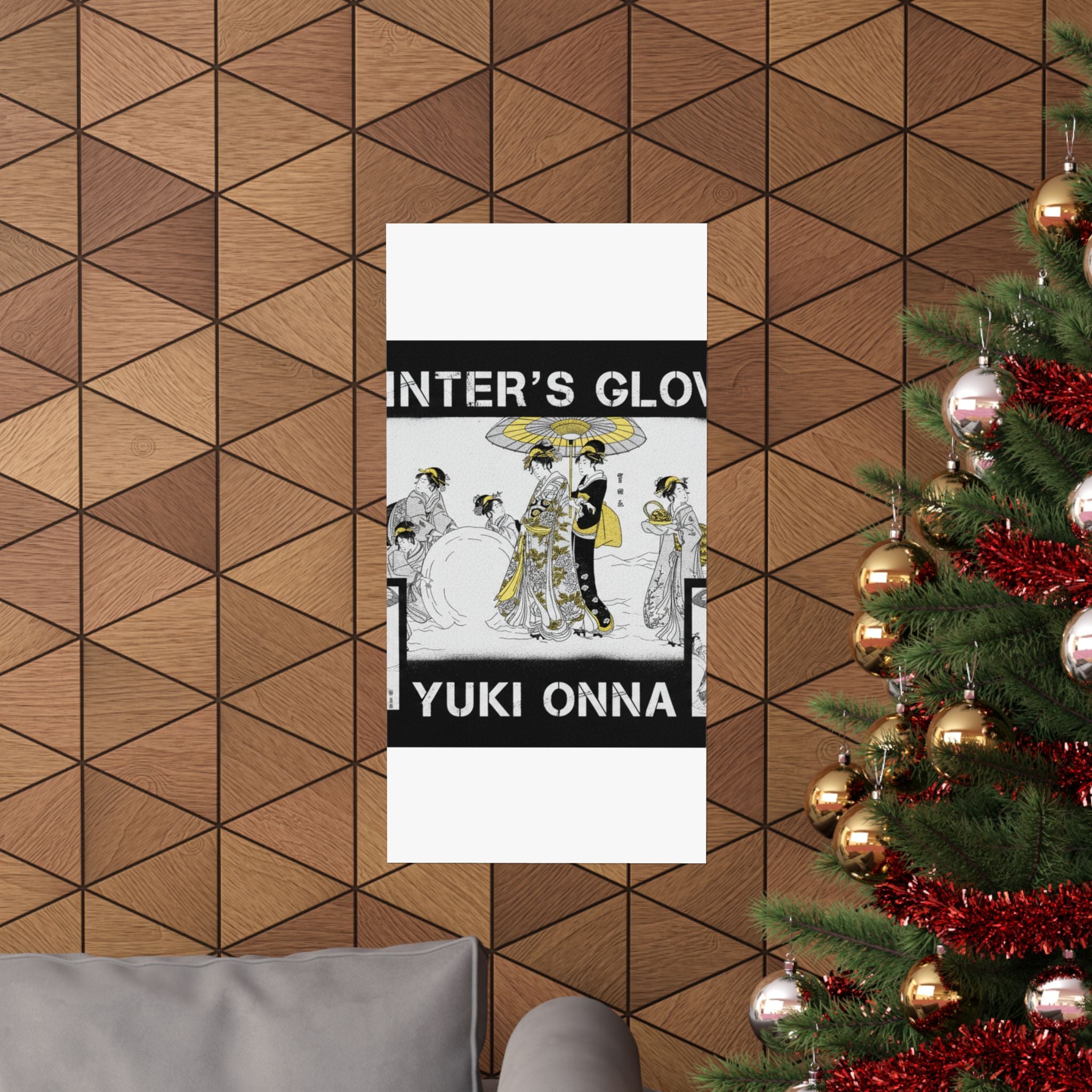 Streetwear Collage — Courtesans And Attendants Making A Giant Snowball — Matte Poster