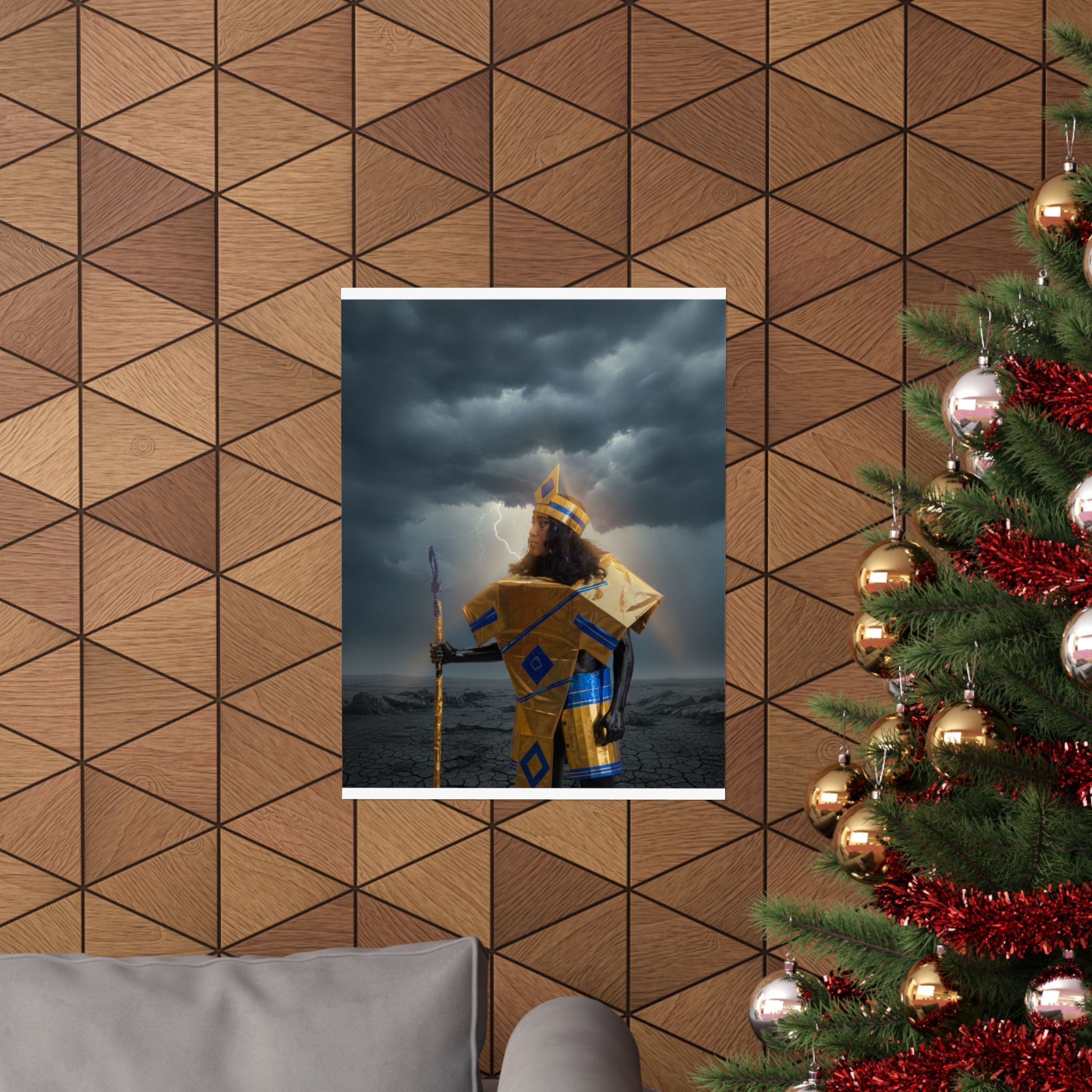 Dramatic Storm — Person — Matte Poster