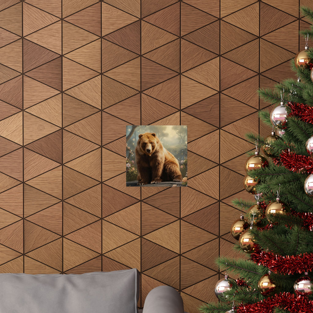 Scenic Nature — Bear — Matte Poster