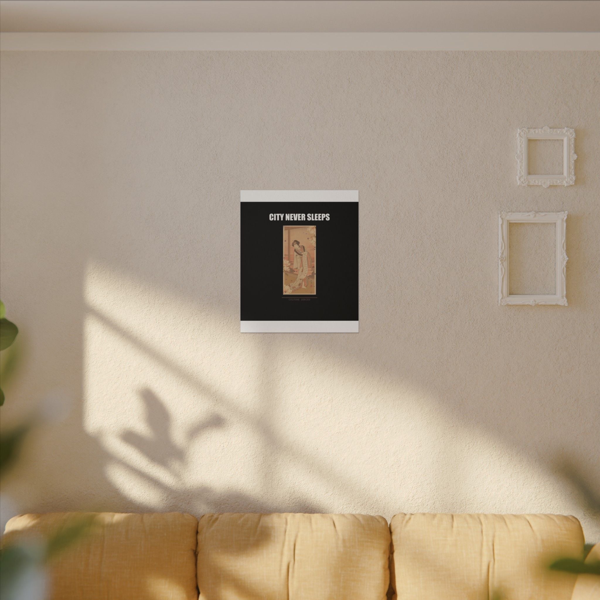 STREET CERTIFIED | The Second Yamashito Kinsaku As A Courtesan Standing In A Room — Matte Canvas