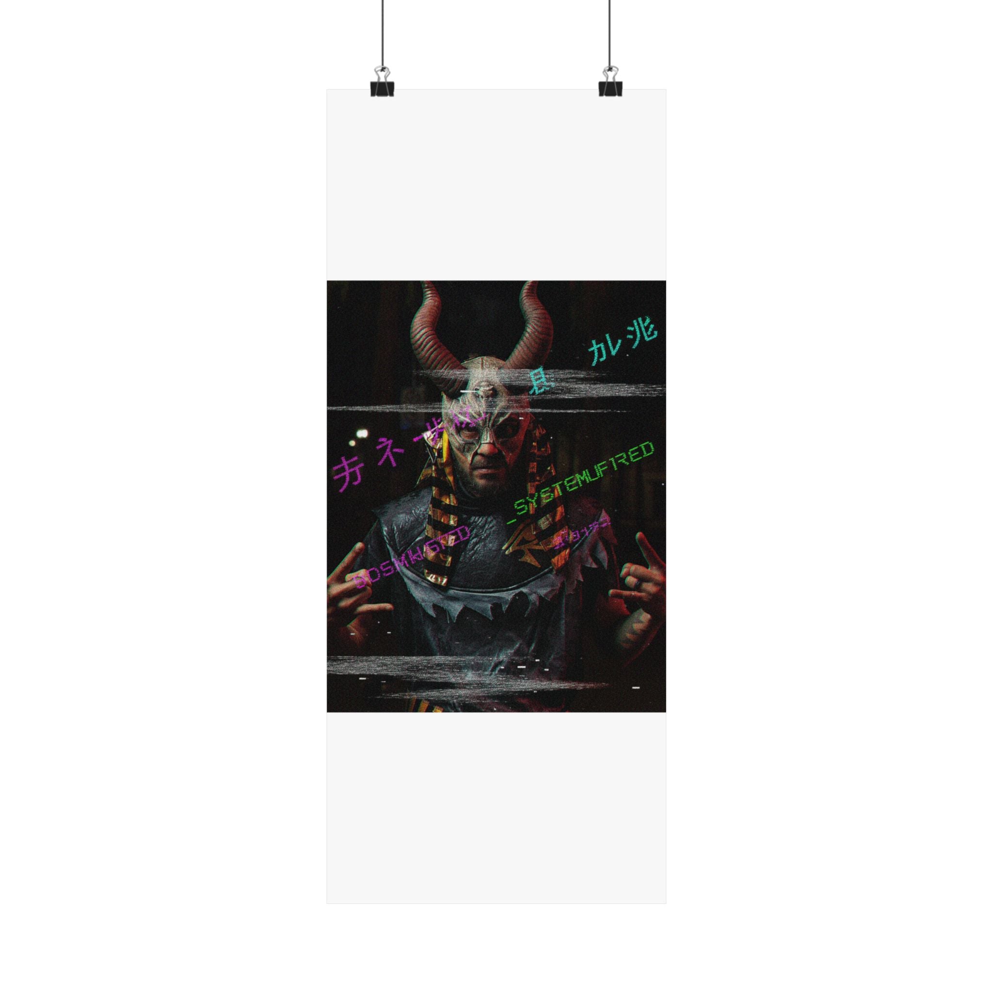 Glitch Culture — Person — Matte Poster