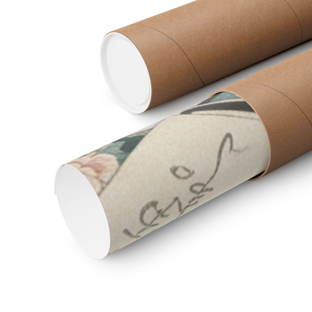 Ecommerce Main — Box With Draperies — Matte Poster
