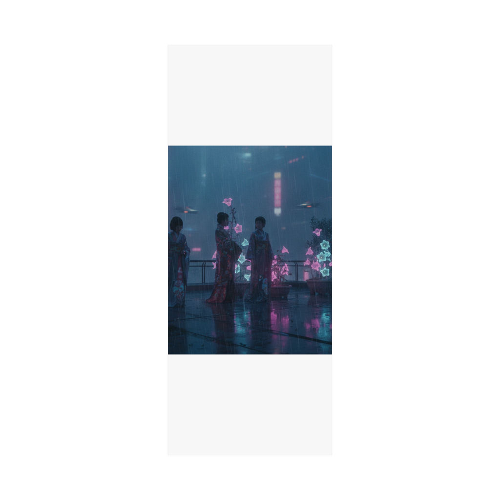 Neon Noir — Bellflowers (Asagao), From The Series Genji In Fashionable Modern Guise (Fūryū Y — Matte Poster