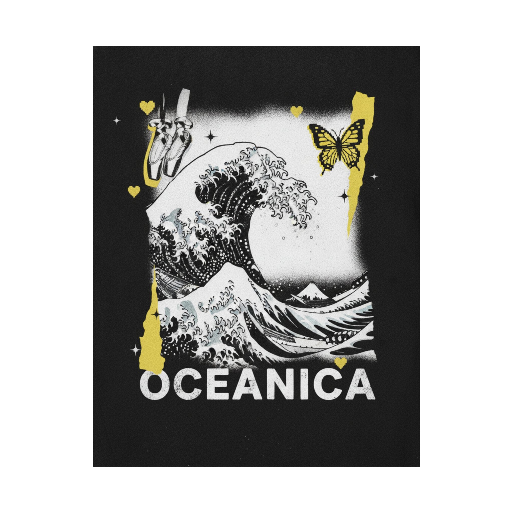 Streetwear Collage — Wave — Matte Poster