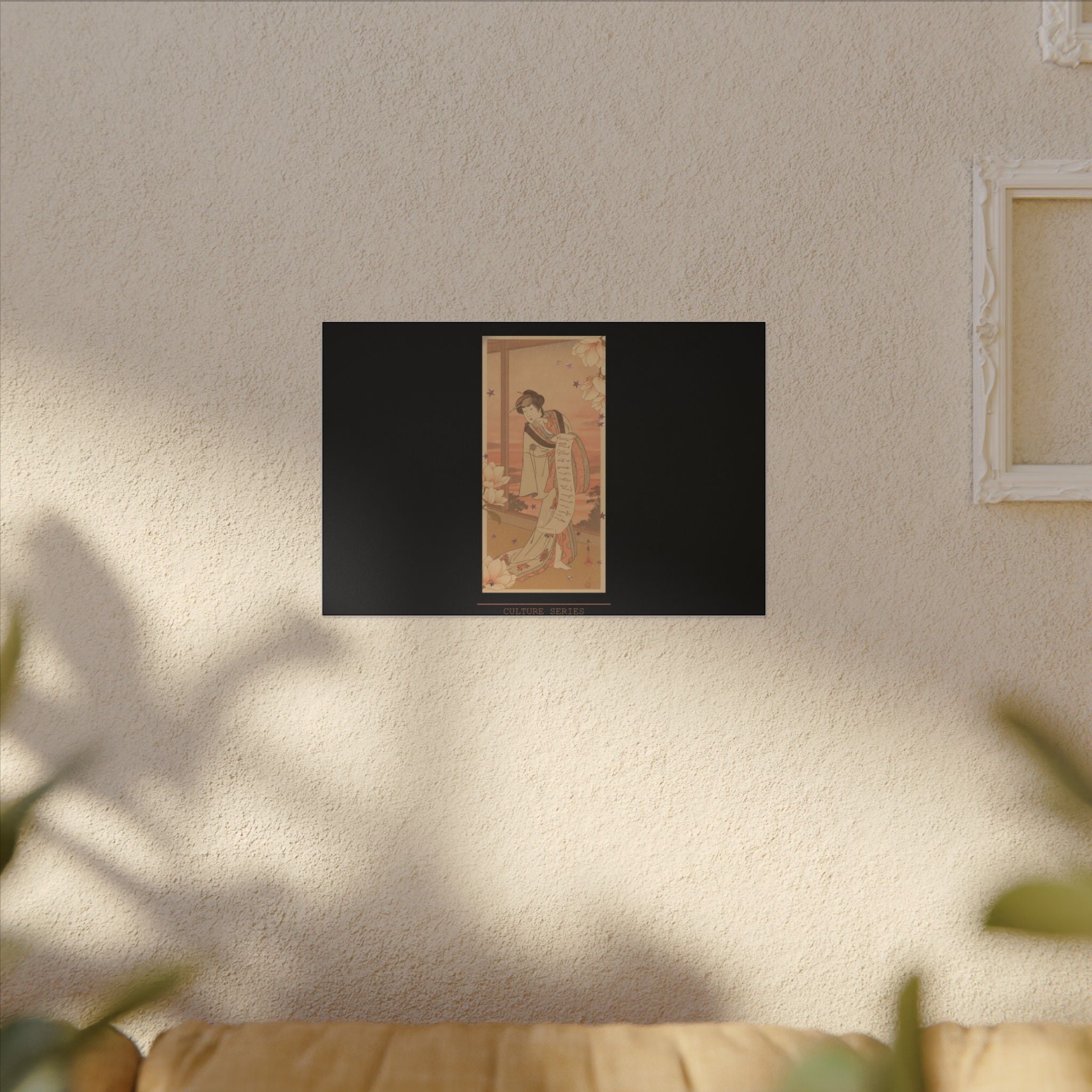 STREET CERTIFIED | The Second Yamashito Kinsaku As A Courtesan Standing In A Room — Matte Canvas