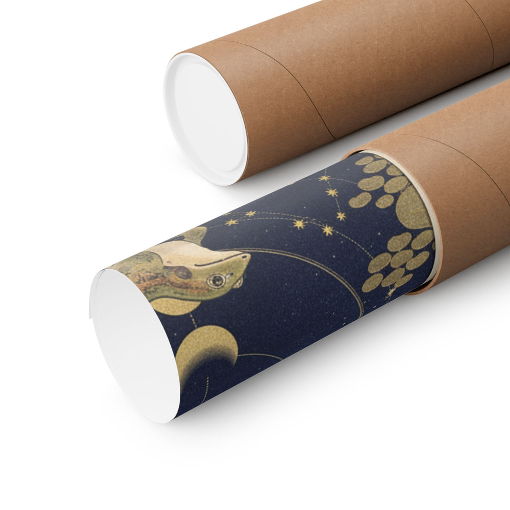 Celestial — Frog (Kaeru); Gold Beetle (Kogane Mushi), From The Picture Book Of Crawling Crea — Matte Poster