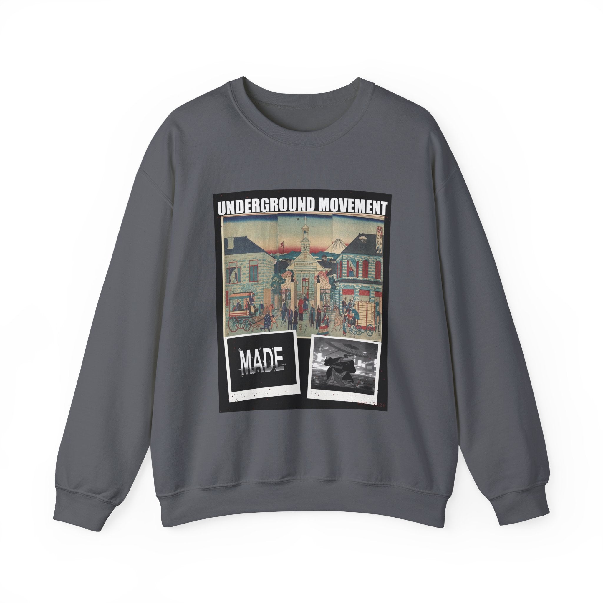 UNDERGROUND MOVEMENT crewneck sweatshirt — product view 4