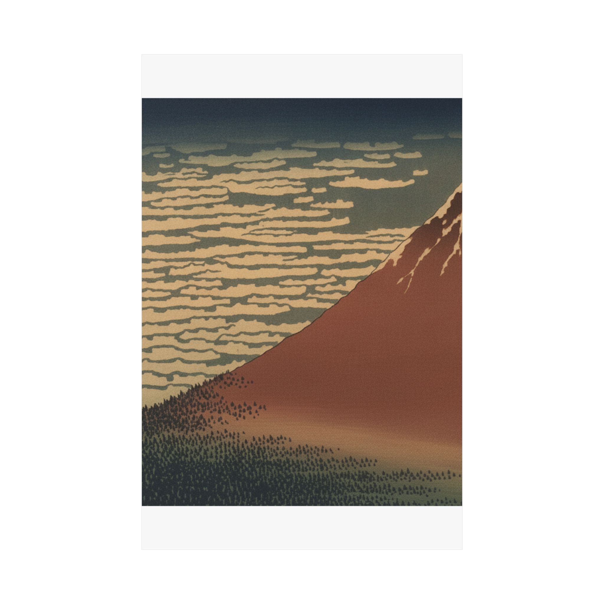 Scenic Nature — South Wind, Clear Sky (Gaifū Kaisei), Also Known As Red Fuji, From The Series Th — Matte Poster