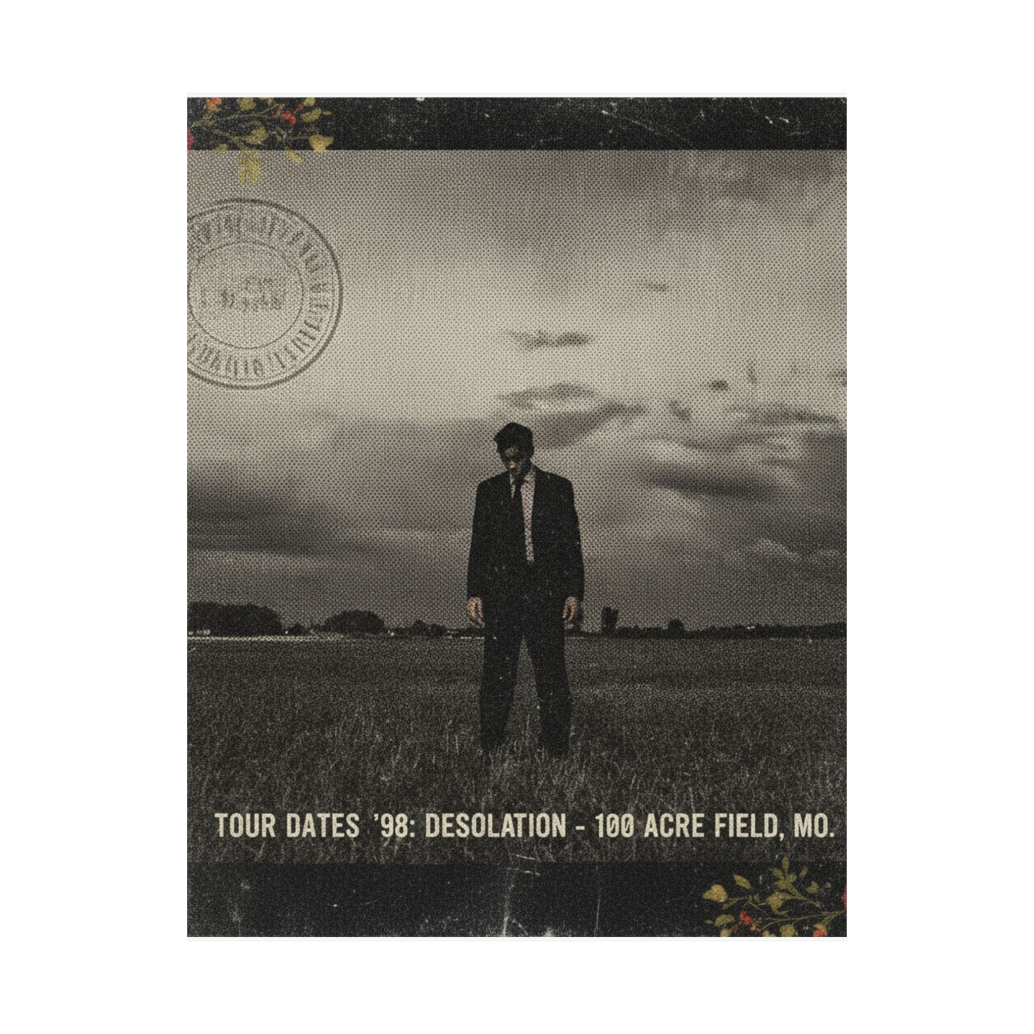 Desolation '98 Tour Vintage Bootleg Field Poster