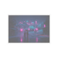 Neon Noir — Evening Snow — Kiss-Cut Sticker