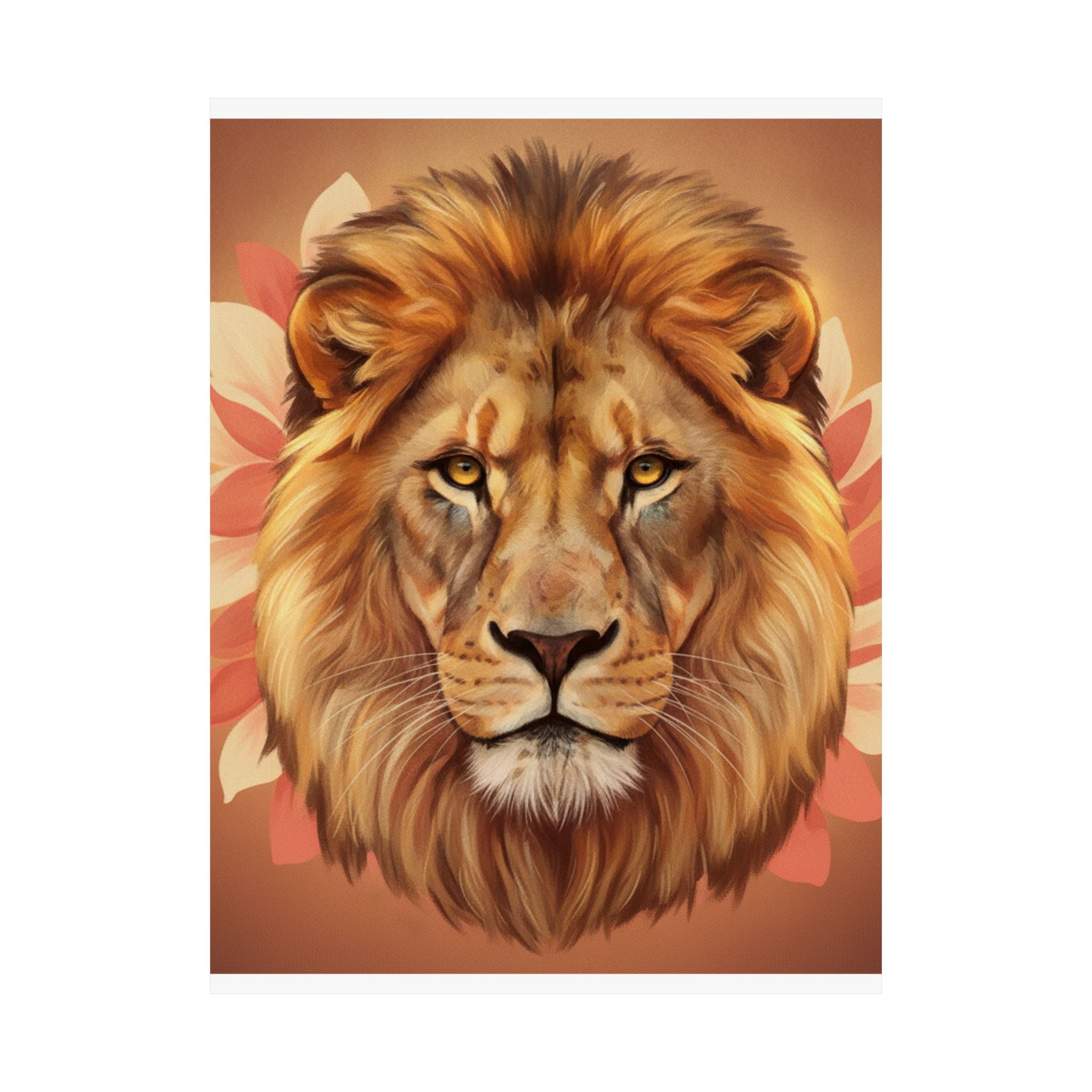 Southern Sunset — Lion — Matte Poster