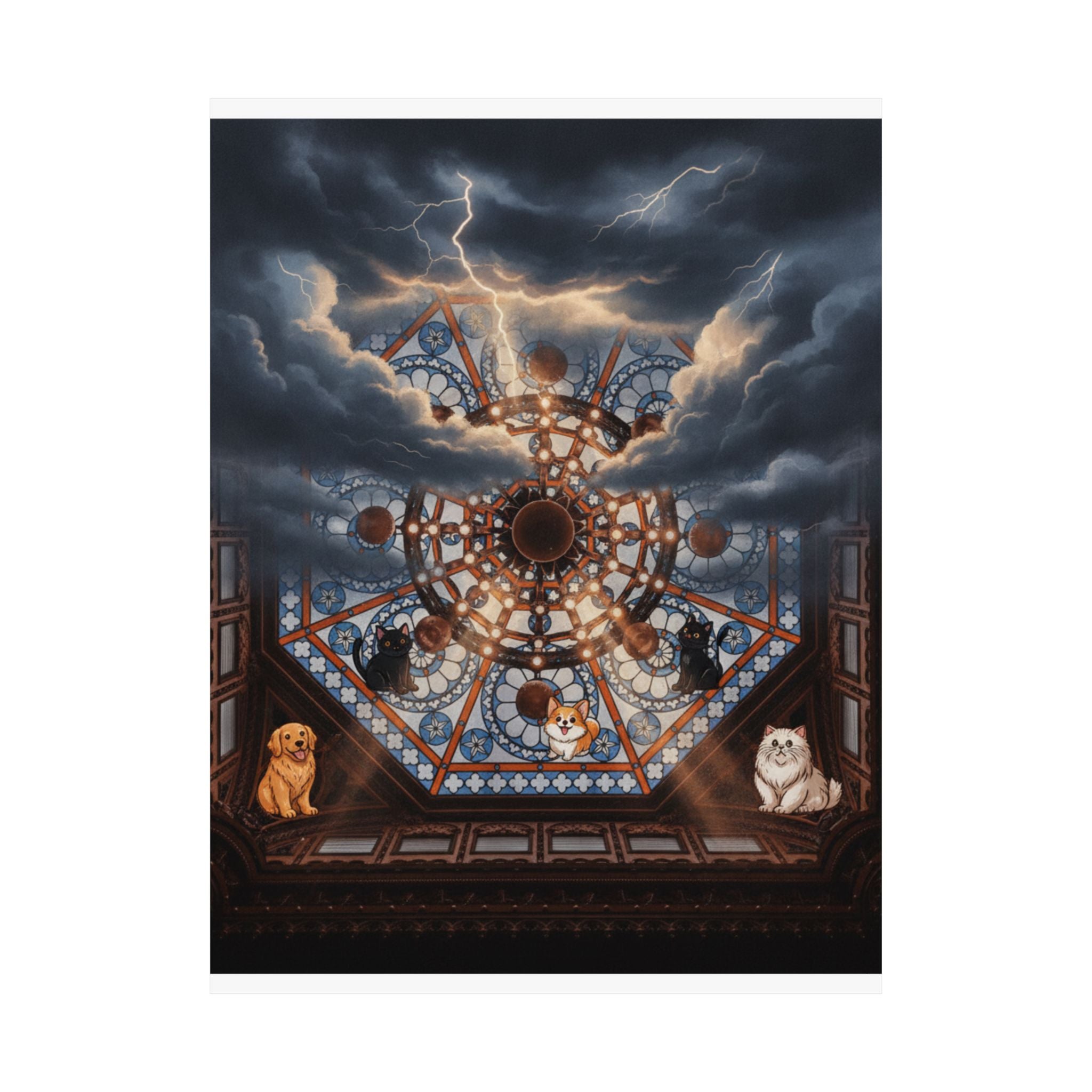 Dramatic Storm — Ceiling — Matte Poster