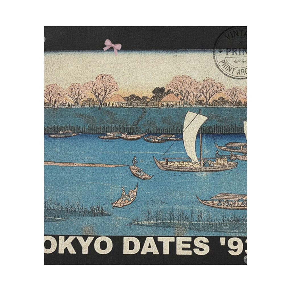 Vintage Bootleg — Sumidagawa Mimeguri Hana Zakari No Kei — Matte Poster
