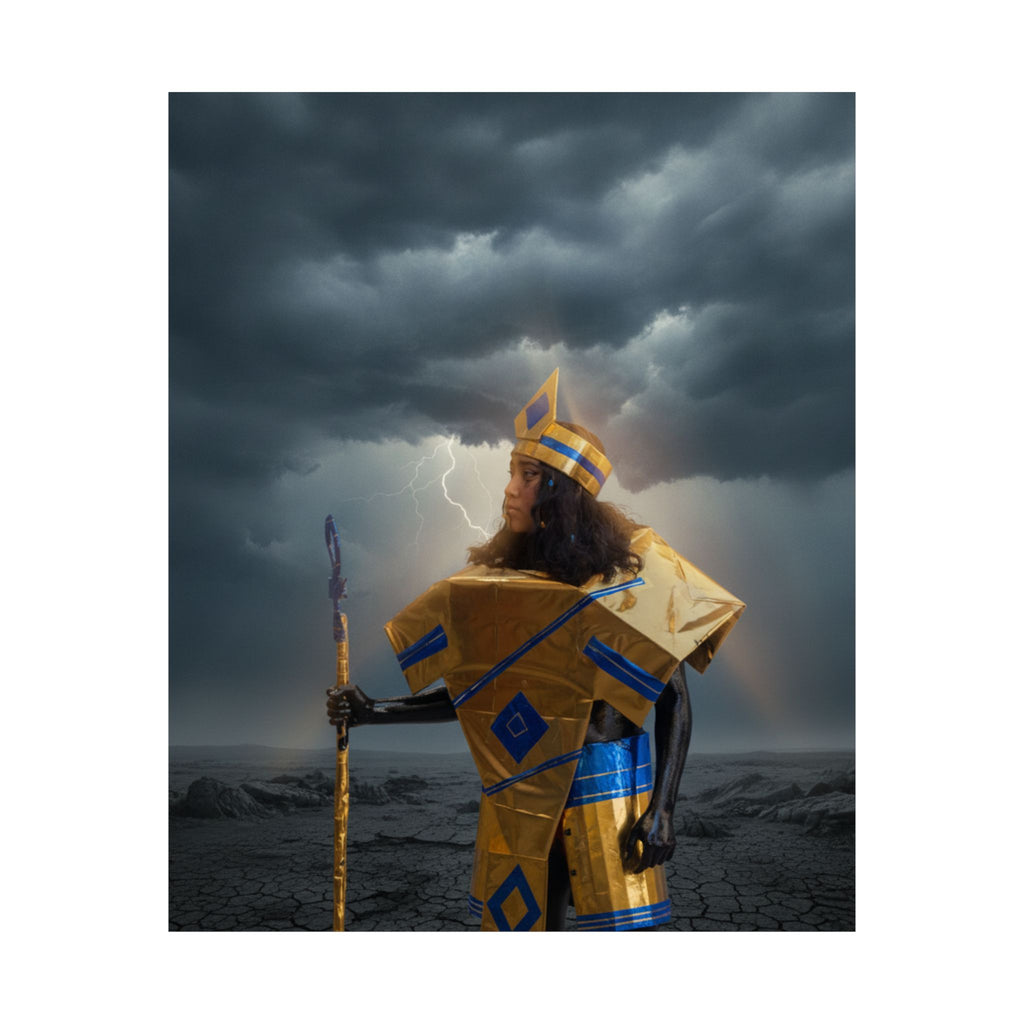 Dramatic Storm — Person — Matte Poster