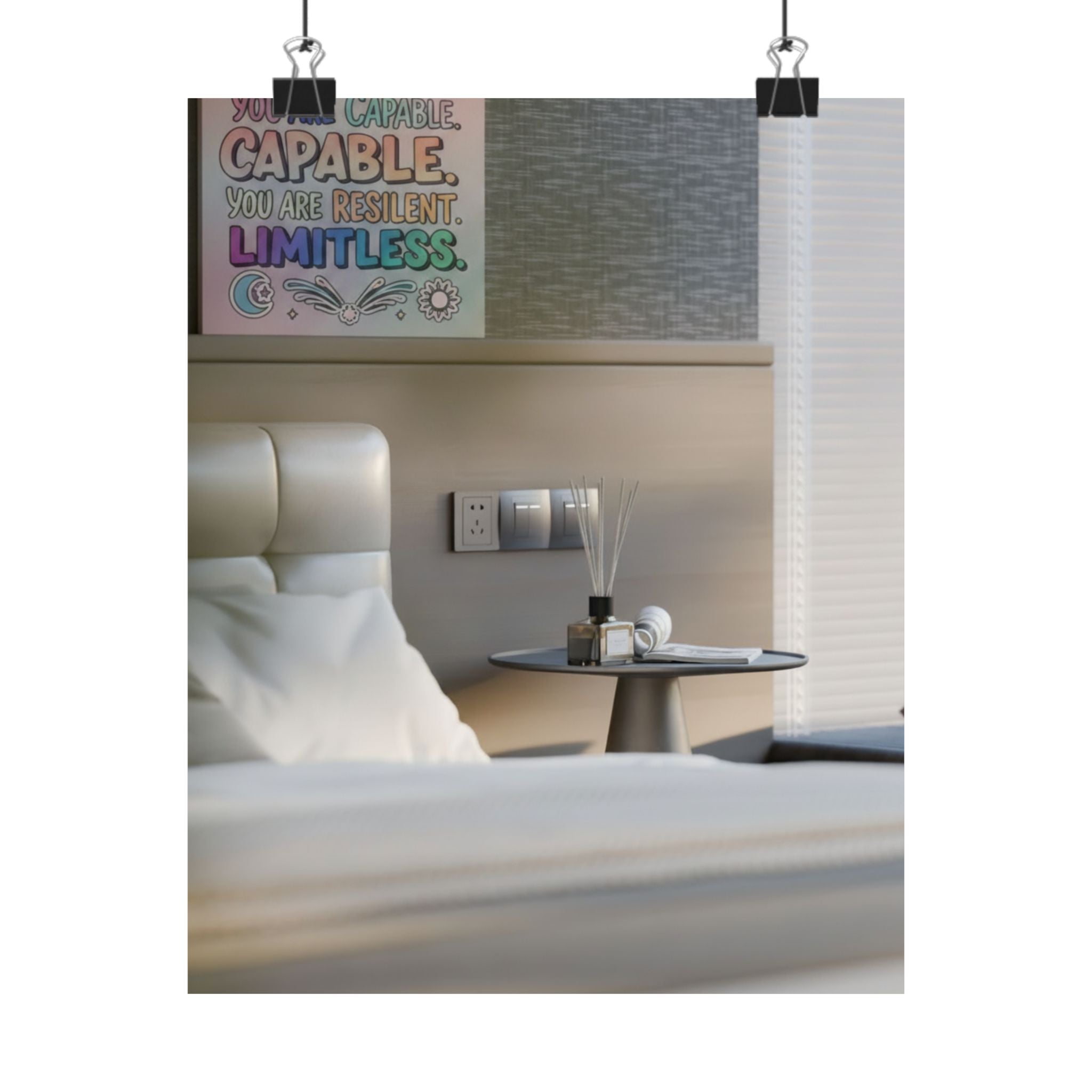 Affirmation — Bedroom — Matte Poster