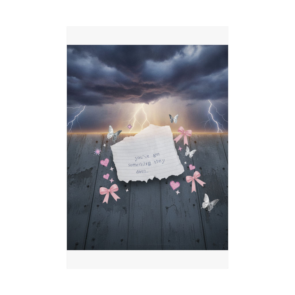 Dramatic Storm — Note — Matte Poster