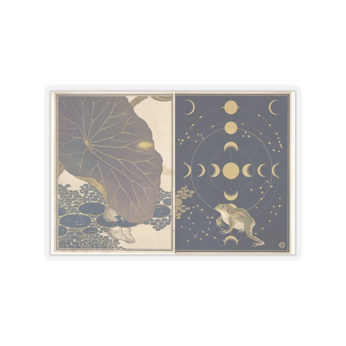Celestial kiss-cut sticker — product view 7