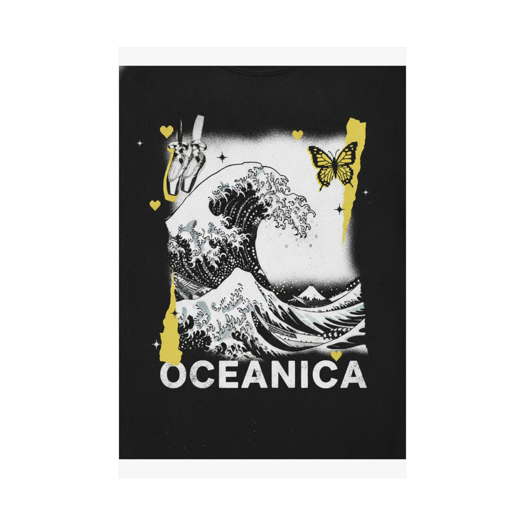 Streetwear Collage — Wave — Matte Poster