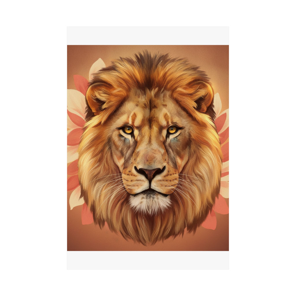 Southern Sunset — Lion — Matte Poster