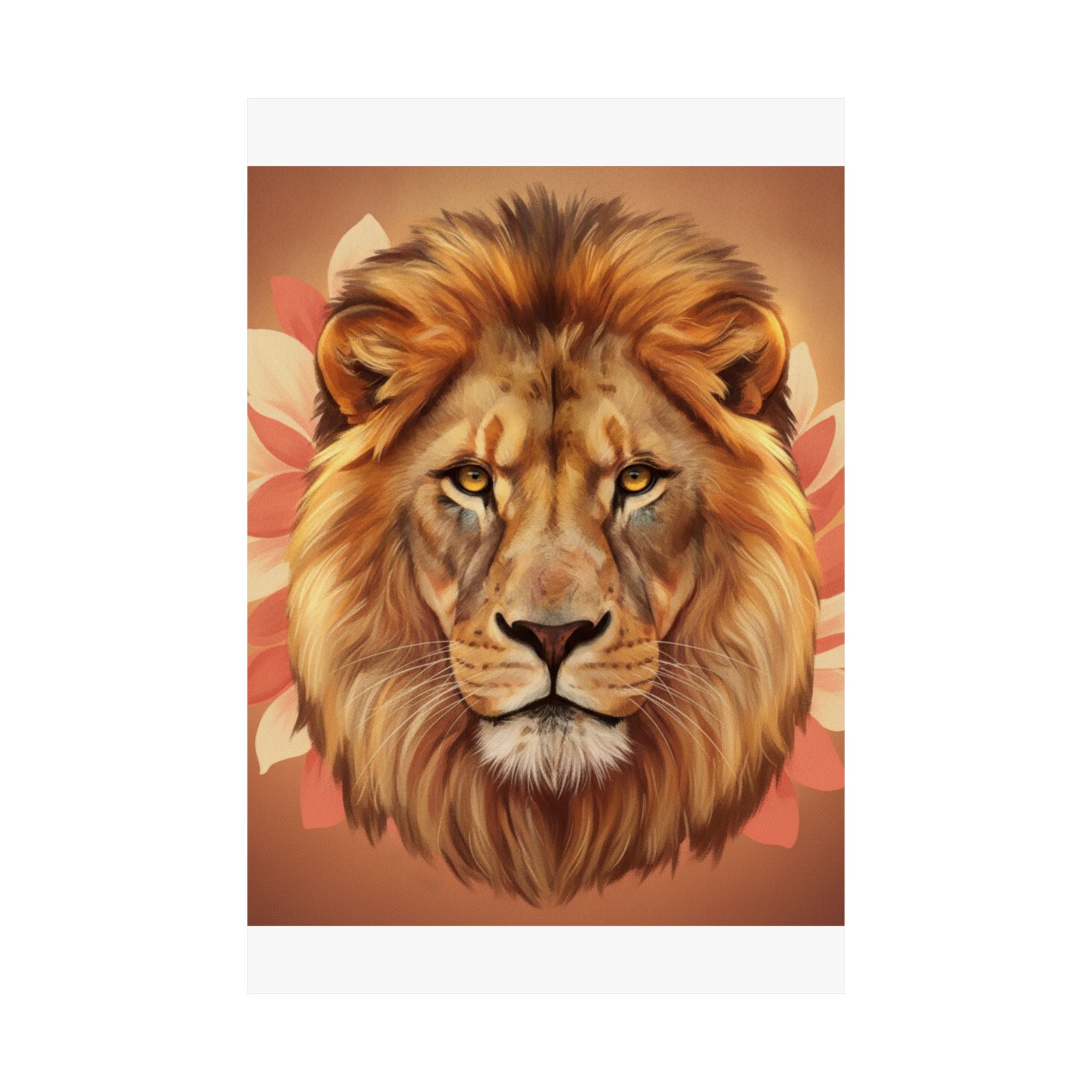 Southern Sunset — Lion — Matte Poster