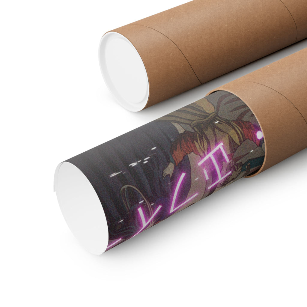 Glitch Culture — Color Print Of A Copperplate Picture Of A Toy Shop — Matte Poster