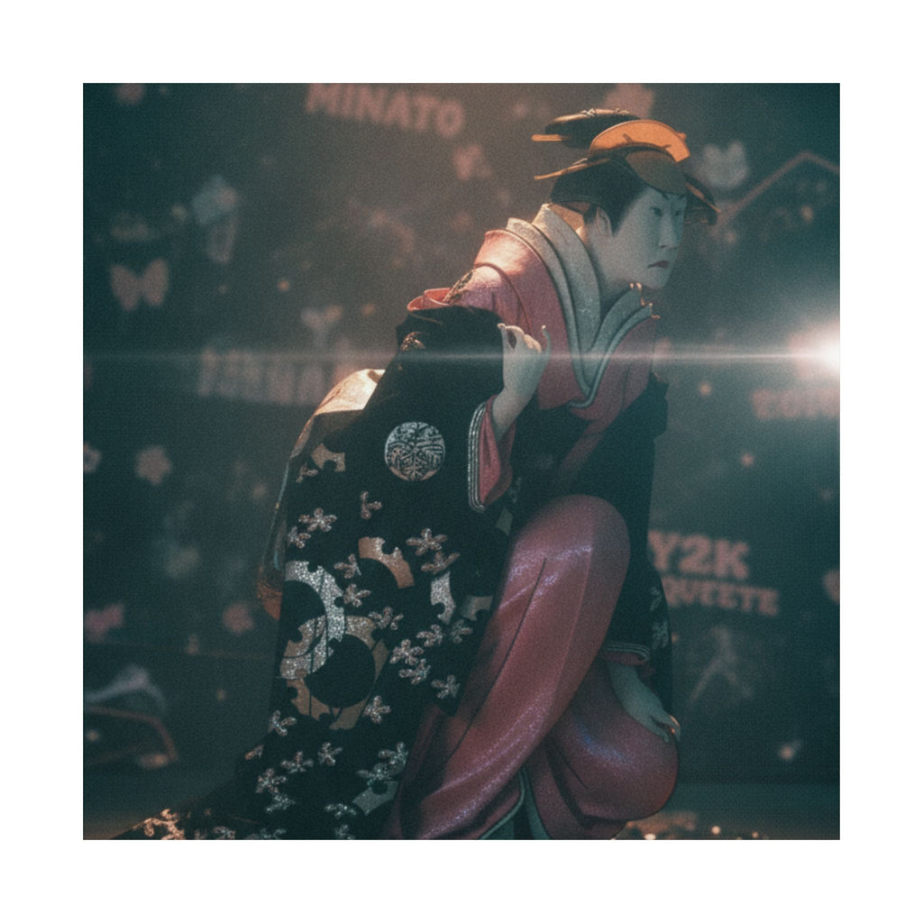 Cinematic — Actor Nakamura Kumetaro Ii As Minato, The Wife Of Yura Hyogonosuke — Matte Poster