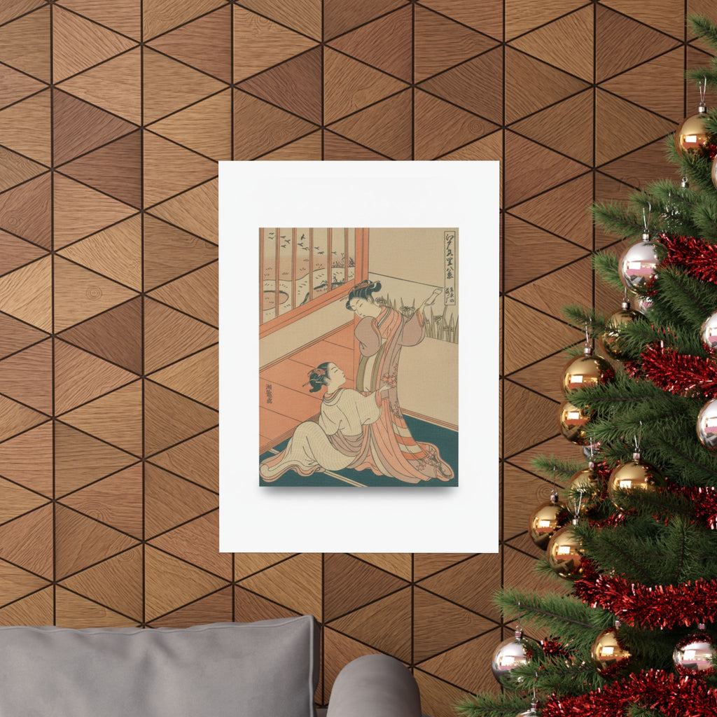 Ecommerce Main — The Flying Down Of Wild Geese At Yoshiwara — Matte Poster
