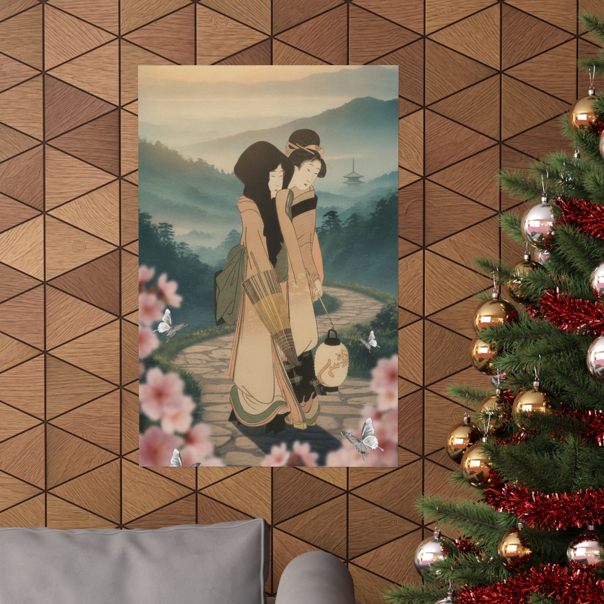 Scenic Nature — “Geisha” From The Series Three Amusements Of Contemporary Beauties (Tōsei Bijin  — Matte Poster