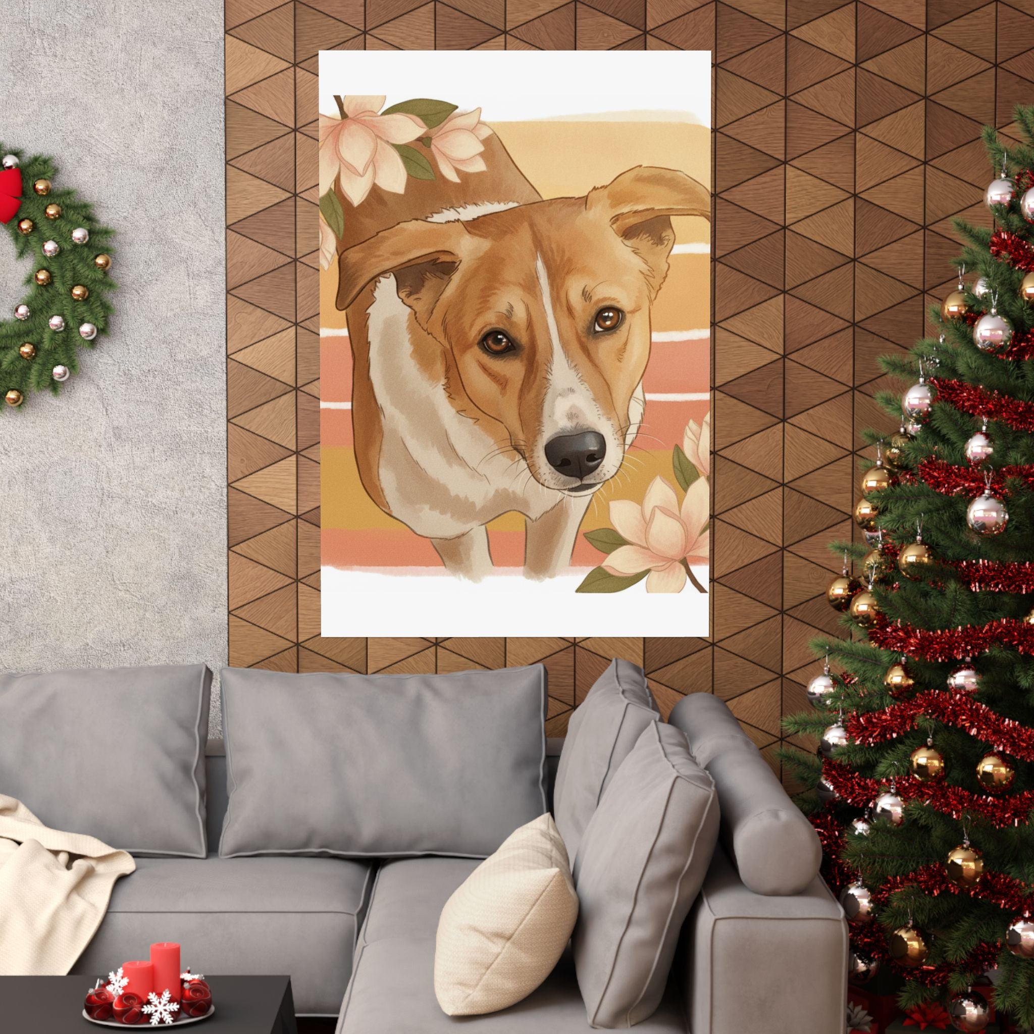 Southern Sunset — Dog — Matte Poster