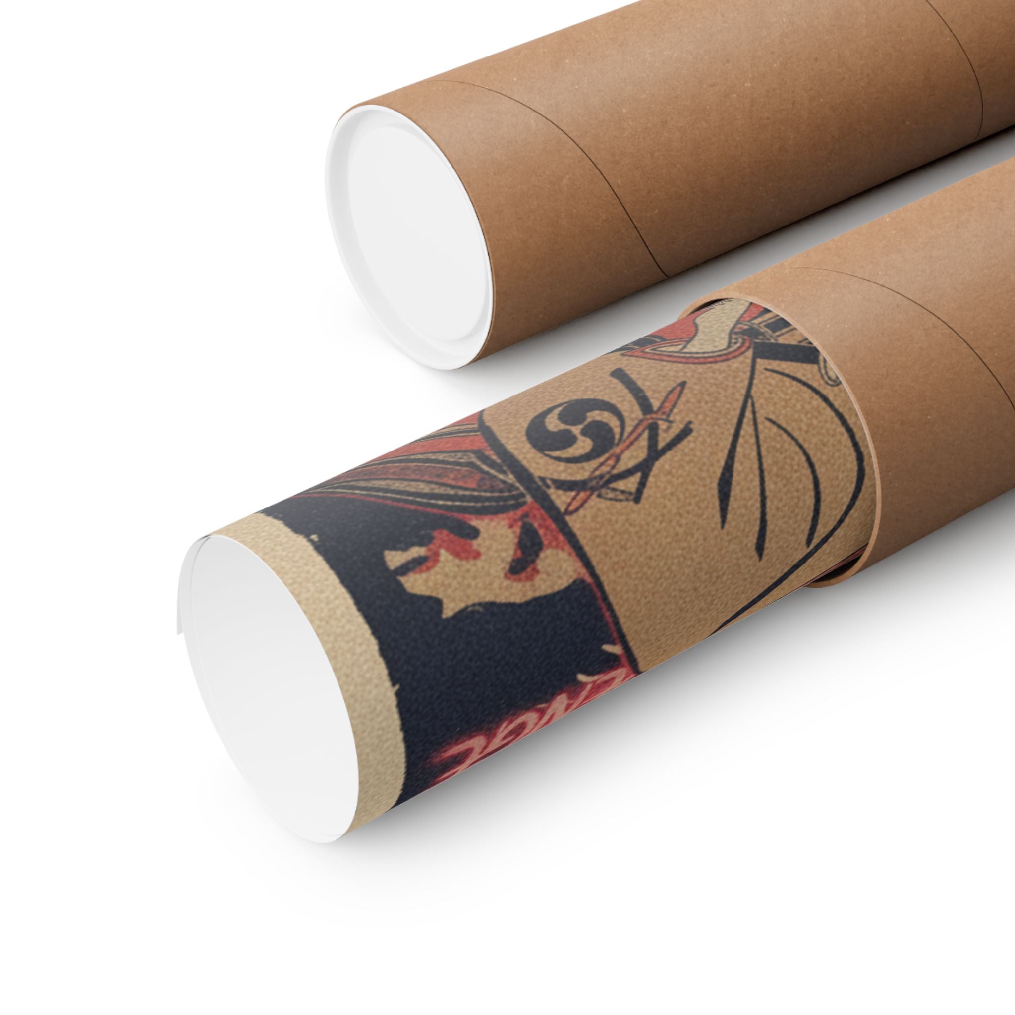 Japanese Street — The Actor Yoshizawa Ayame As A Samurai — Matte Poster