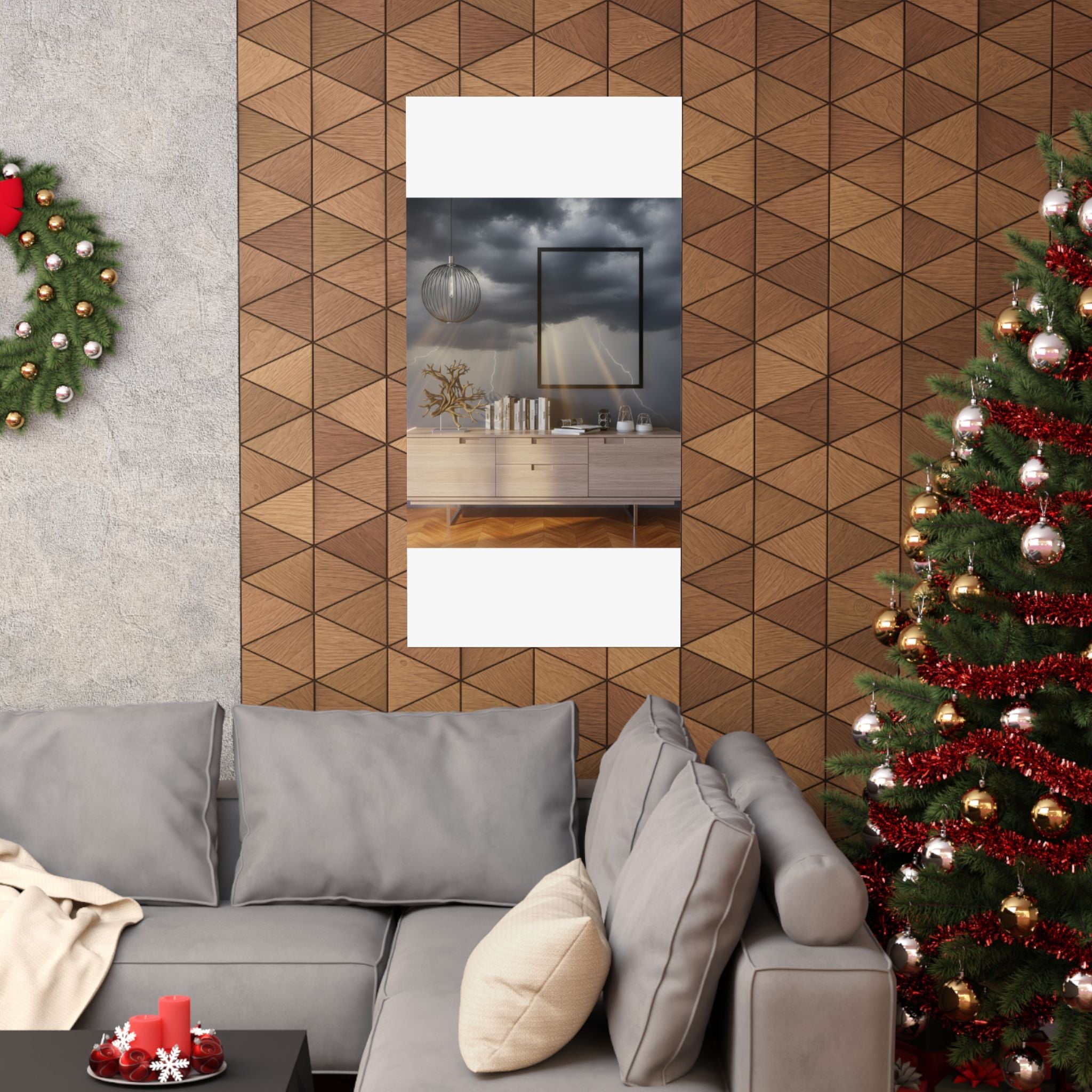 Dramatic Storm — Interior — Matte Poster