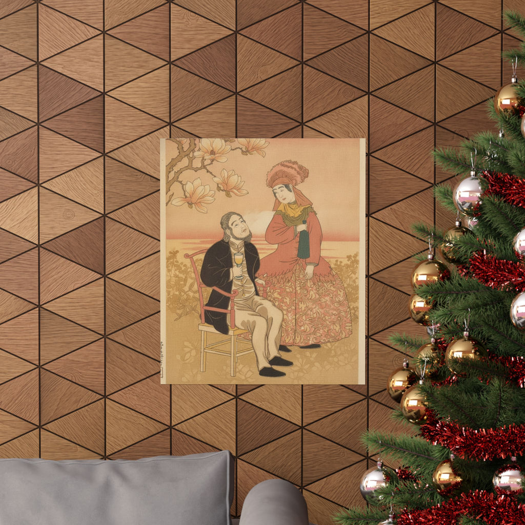 Southern Sunset — France, From The Series Pictures Of People From Foreign Lands (Gaikoku Jinbutsu  — Matte Poster