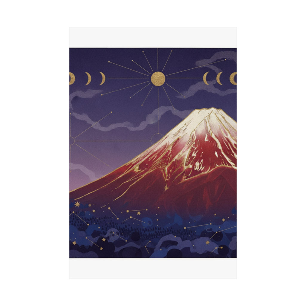 Celestial — South Wind, Clear Sky (Gaifū Kaisei), Also Known As Red Fuji, From The Series Th — Matte Poster